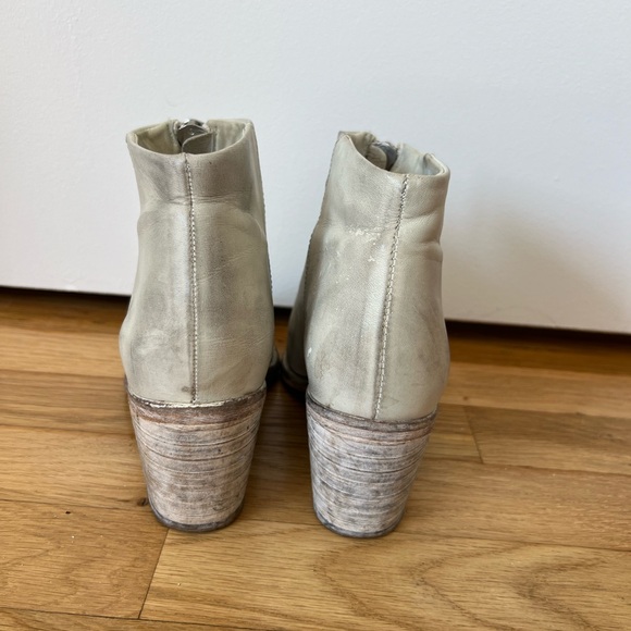 Diesel Chelsea Show Cox Womens Open Toe Bootie Beige Leather - Size 6 - Picture 3 of 4